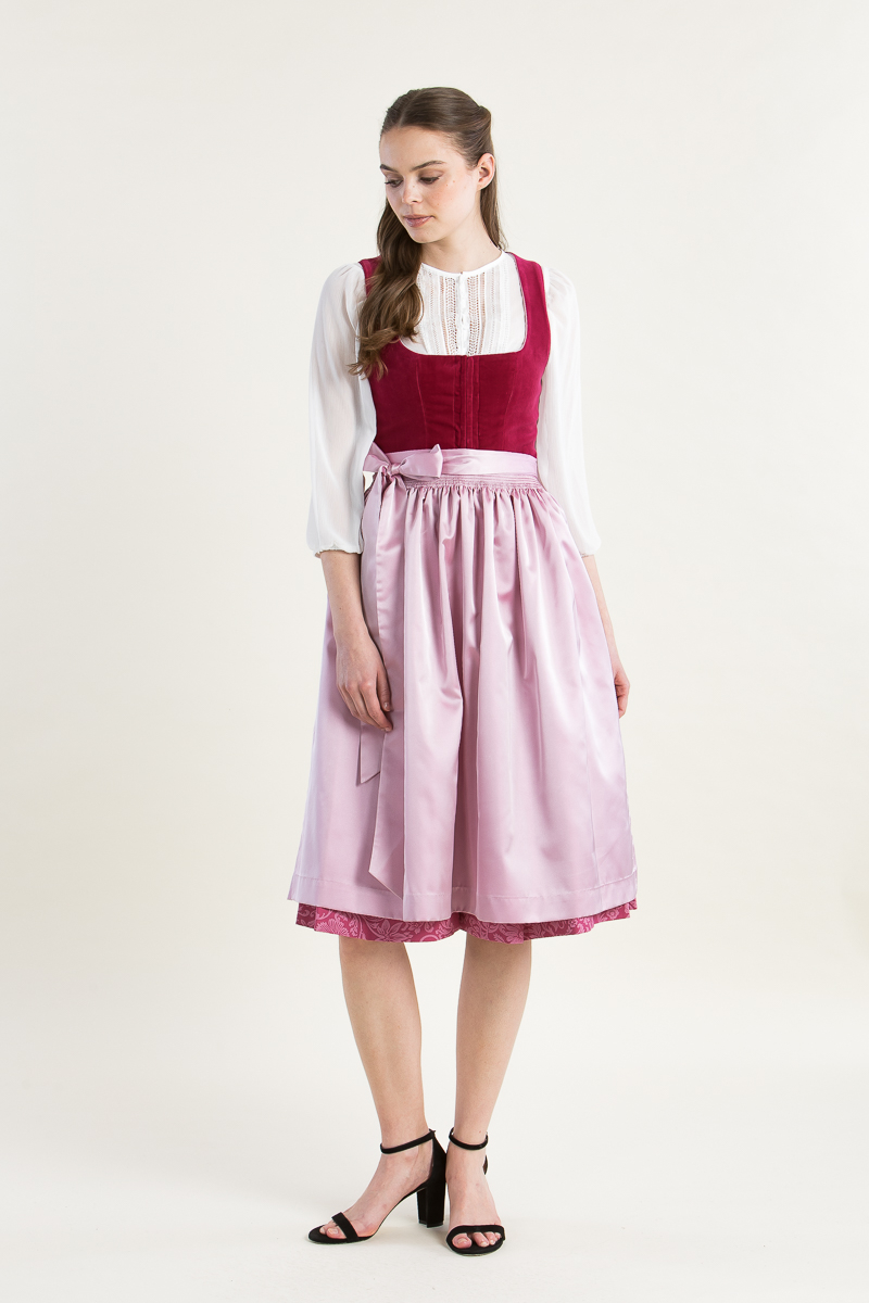 Samtdirndl Plattensee 2000-30 pink