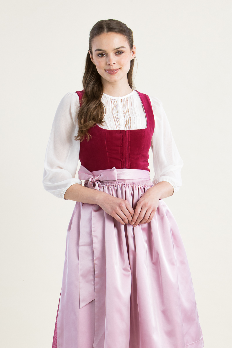 Samtdirndl Plattensee 2000-30 pink