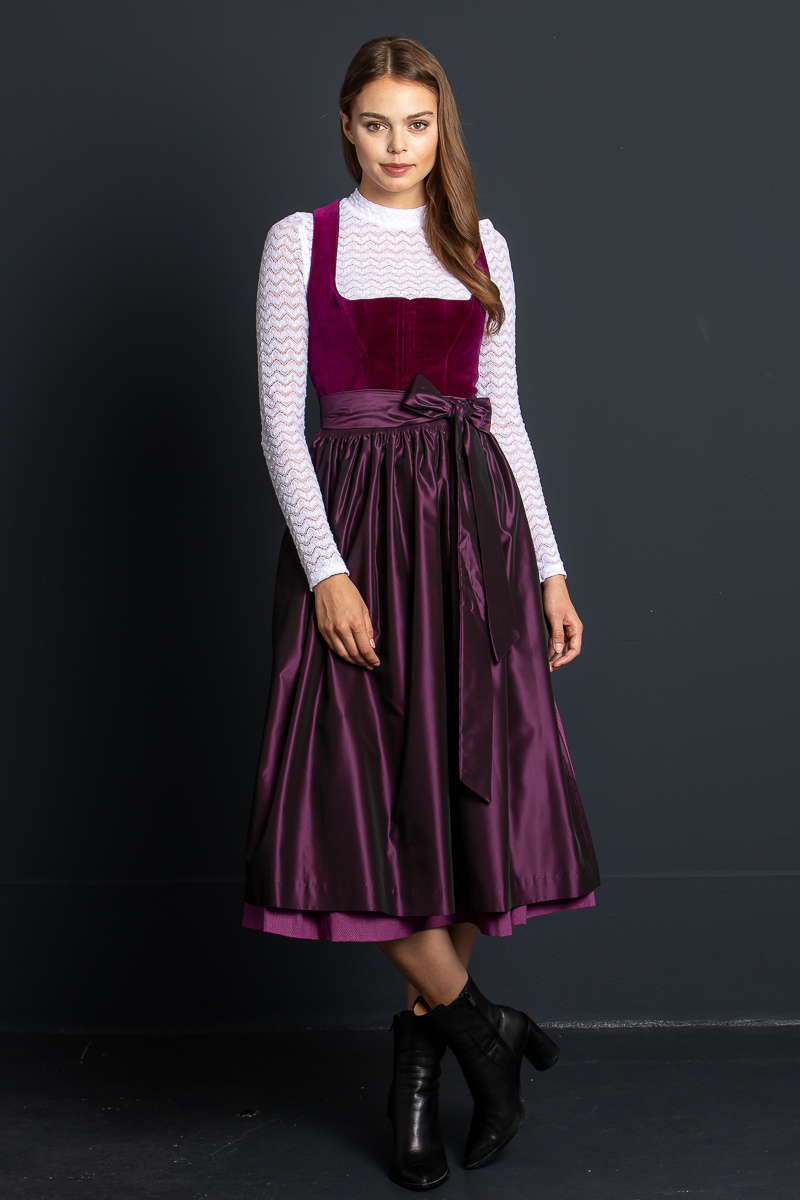 Samtdirndl Wiessee cyclame