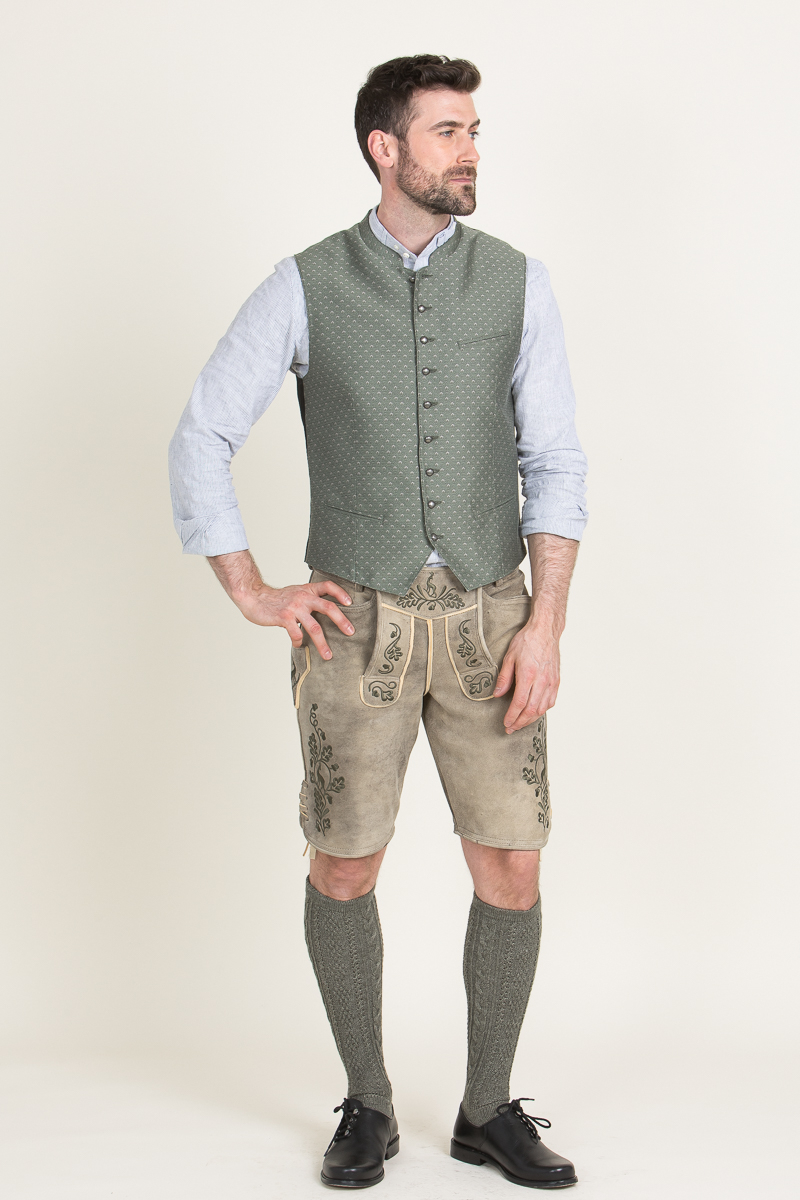 Trachtenweste Niklas 8358-59 grün