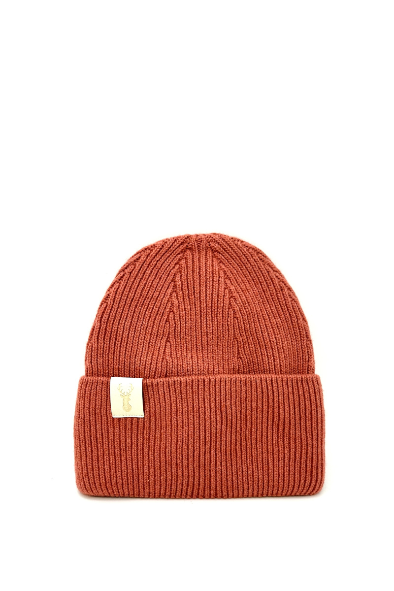 Strickmütze Höhenberg coral