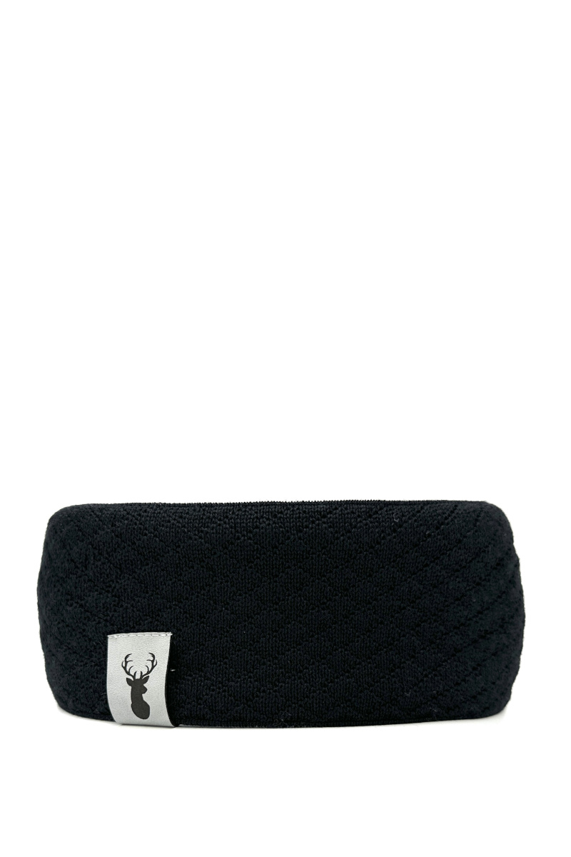 Strick Stirnband Liesl schwarz