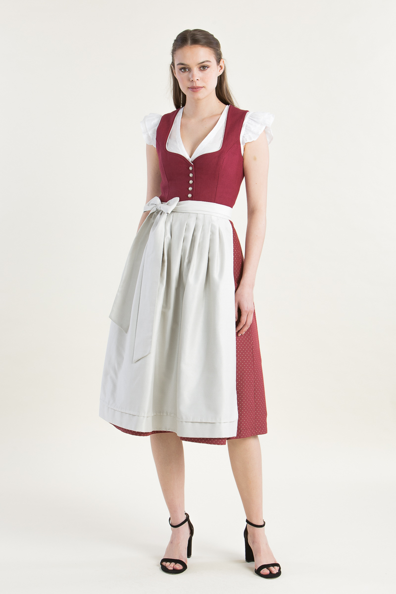 Dirndl Vivienne rot