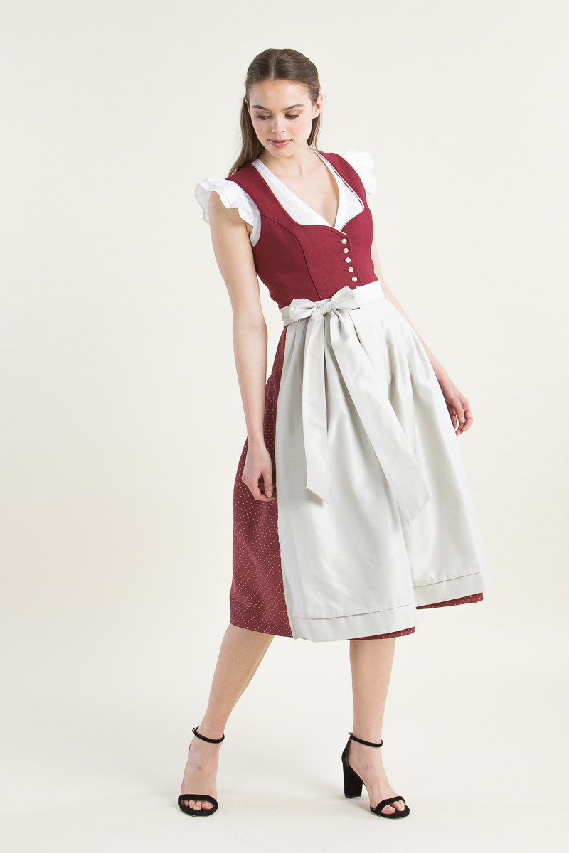 Dirndl Vivienne rot