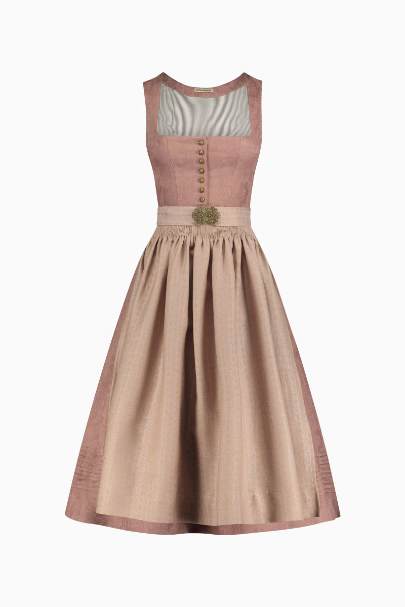 Dirndl Mona K0587 malve-rosenholz