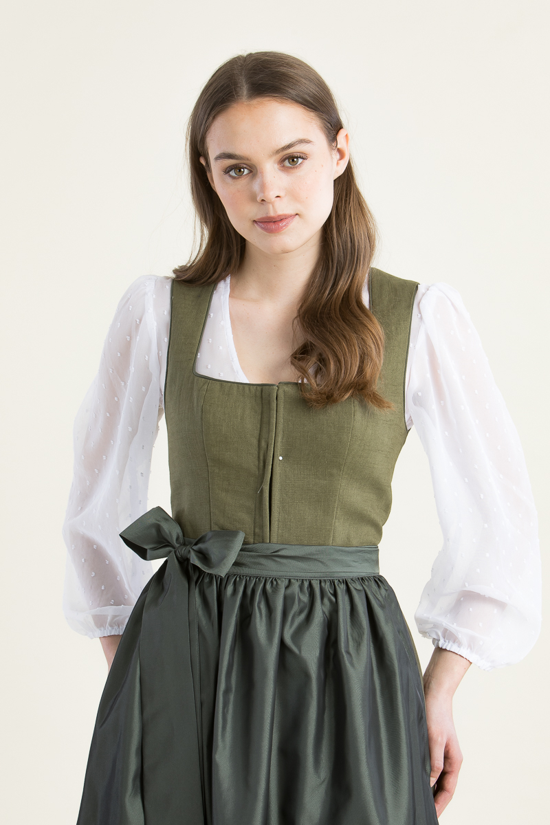 Dirndlbluse Lea weiß