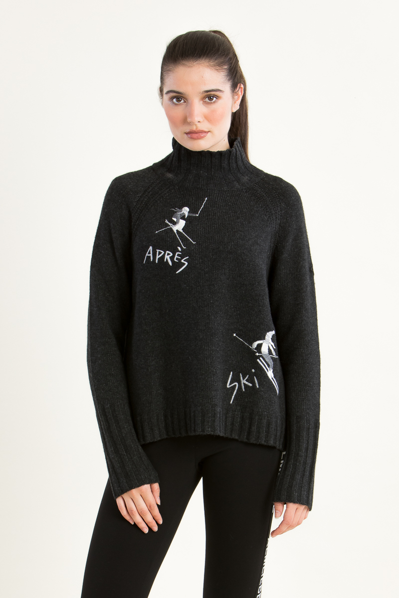 Rollkragenpulli Janica black