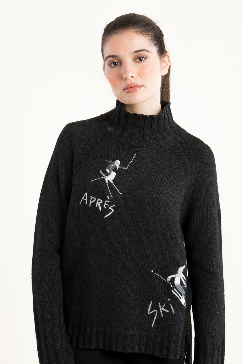 Rollkragenpulli Janica black