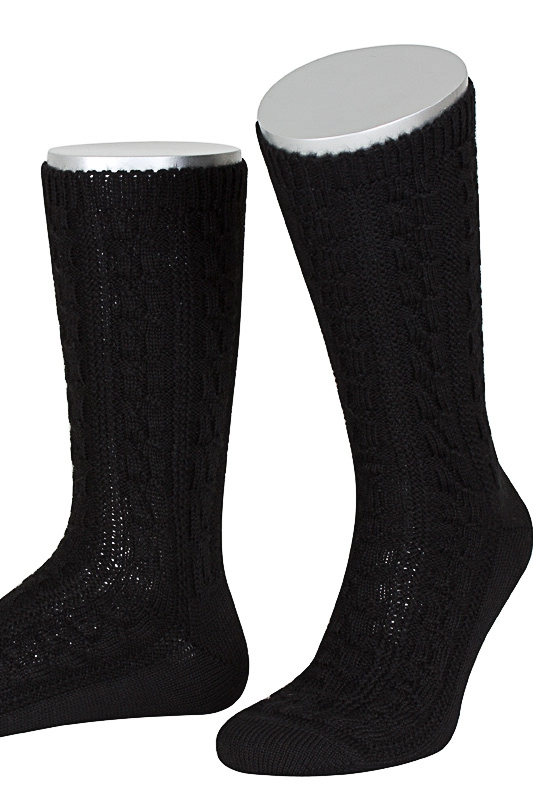 Trachten Schopper Socken L5697-01 schwarz