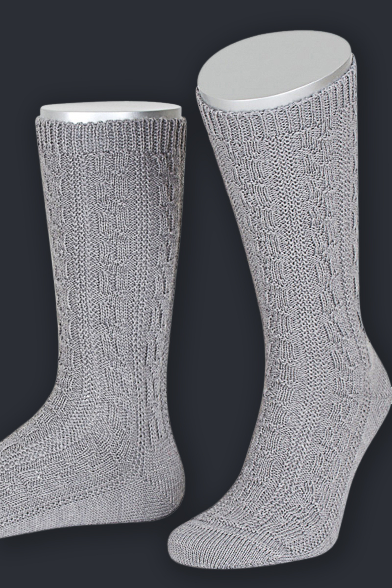 Trachten Schopper Socken L5697-03 grau