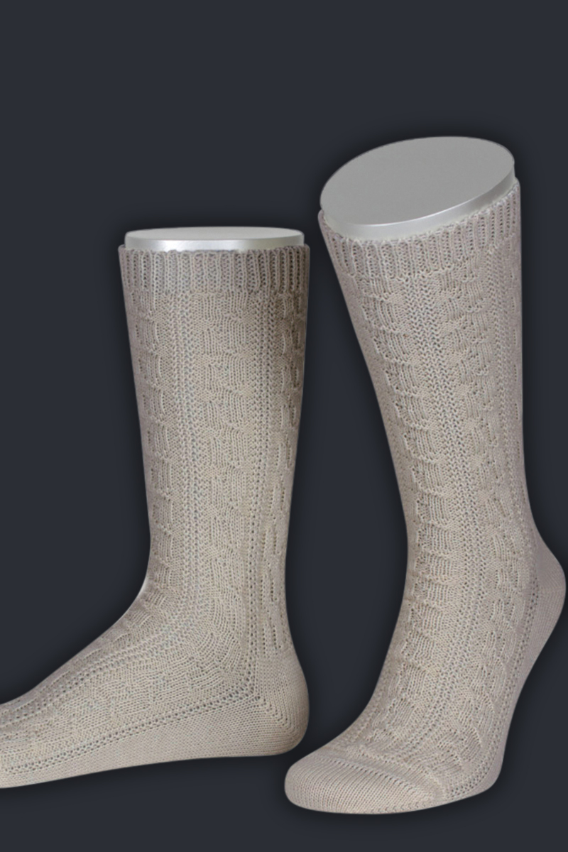 Trachten Schopper Socken L5697-40 graumeliert