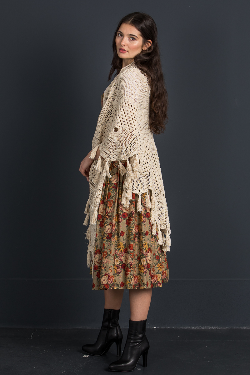 Schultertuch Yasmin cream 