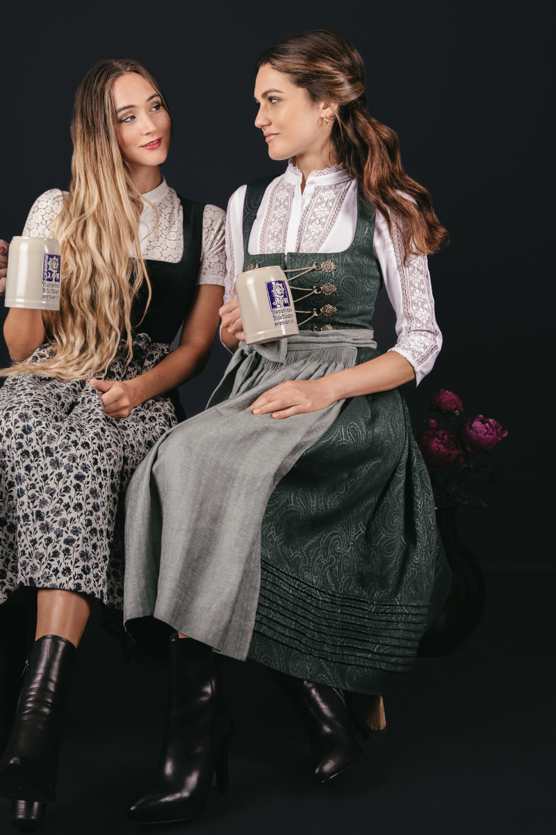 Dirndl Theresa K0520 fichte-salbeigrün