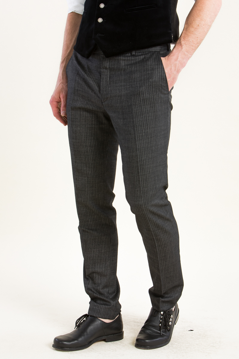 Trachtenhose 2113108 anthra gestreift
