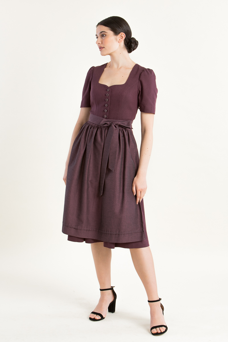 Dirndl Frieda weinrot 