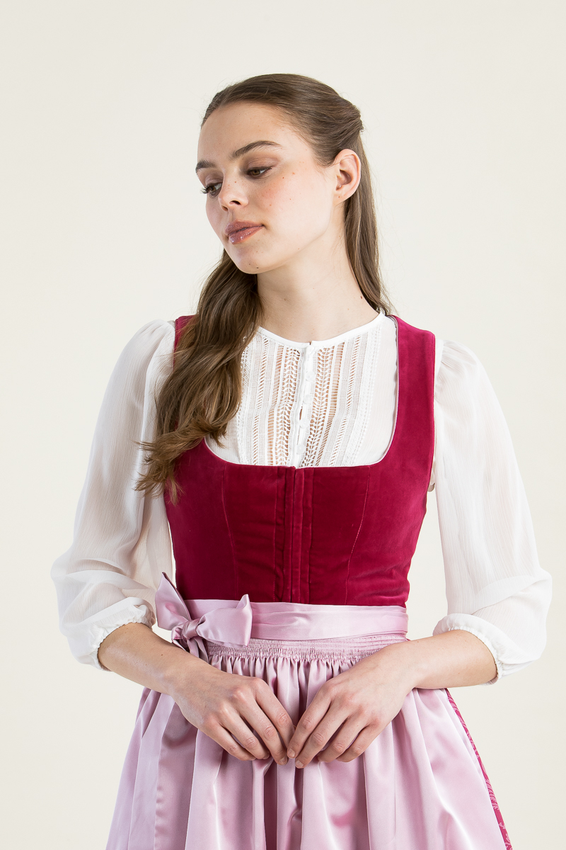 Dirndlbluse Ines 43700 ecru