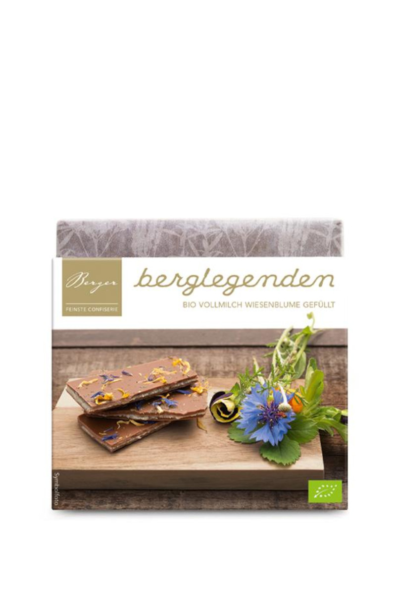Bio-Schokolade Berglegenden Wiesenblume