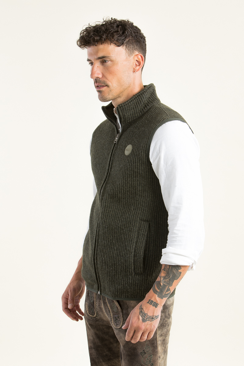 Strickweste 4497-679 oliv