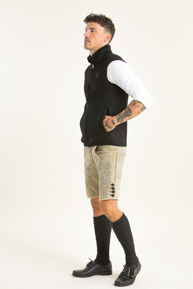 Strickweste 4497-99 schwarz