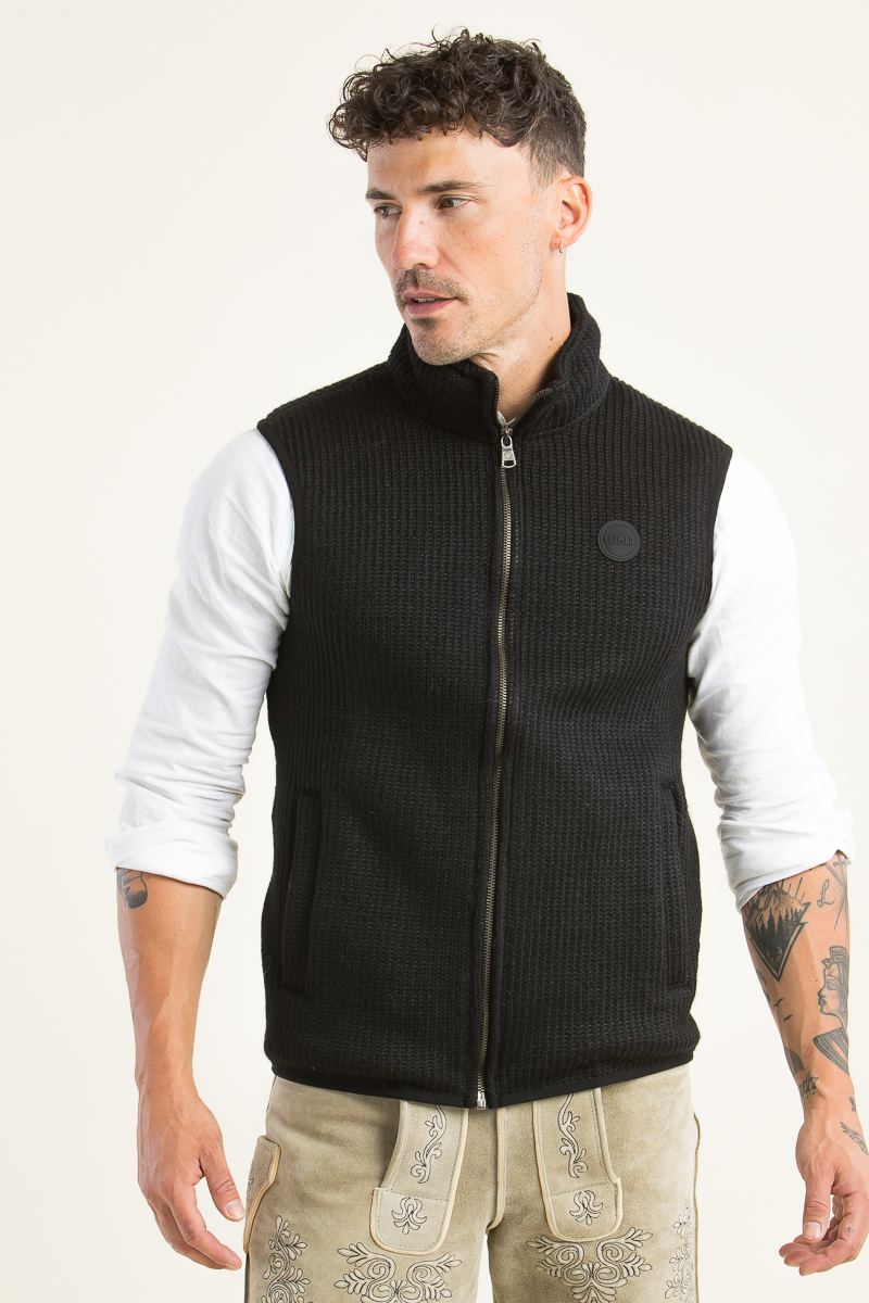 Strickweste 4497-99 schwarz