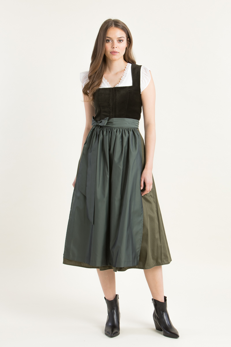 Samtdirndl Alice olive