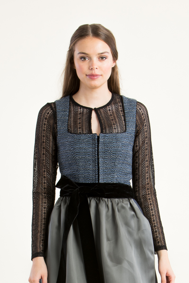 Dirndlbluse Dunja 2970-80 schwarz