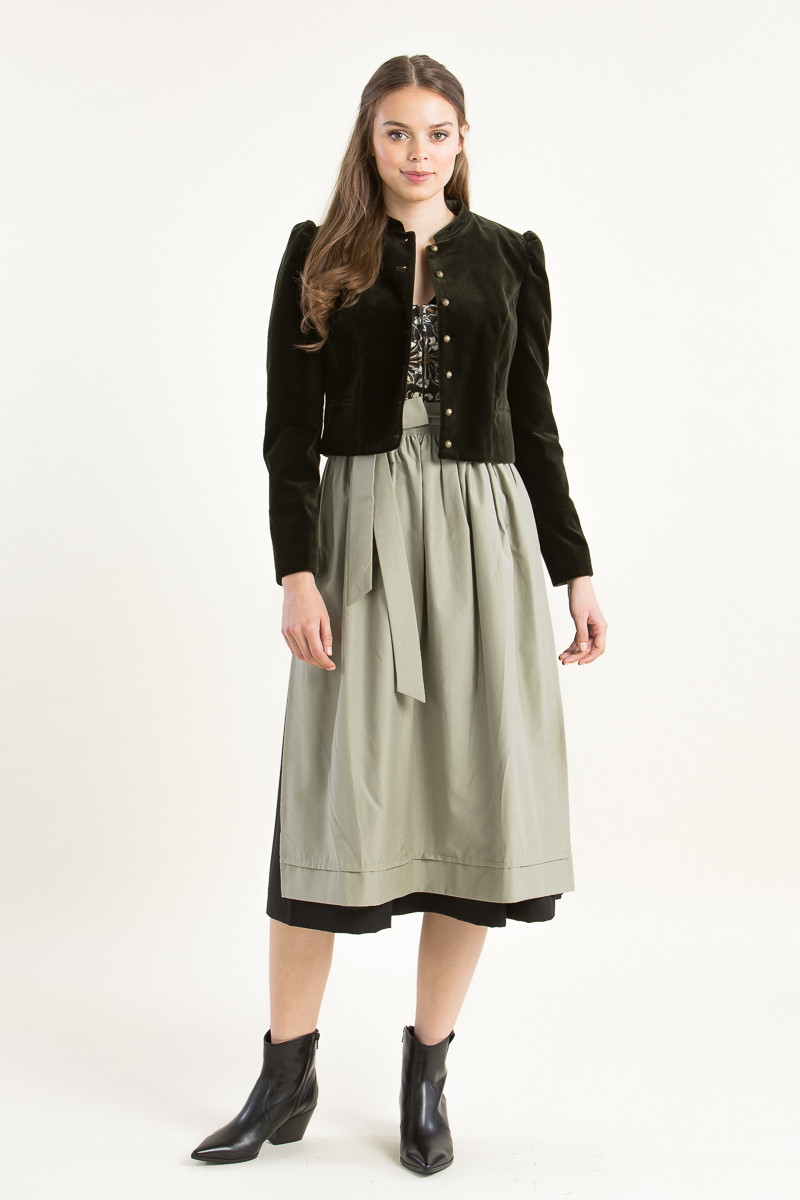 Samtjanker Florina A004768-735 bronzegrün