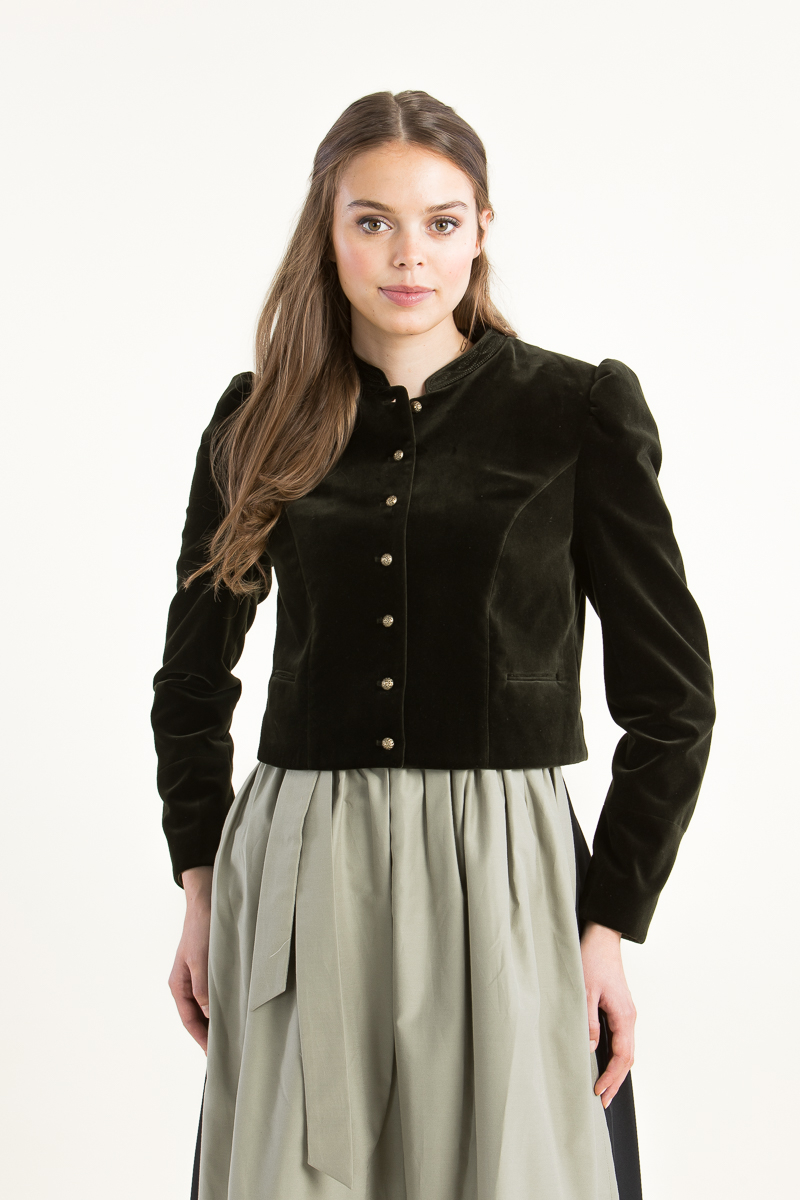 Samtjanker Florina A004768-735 bronzegrün