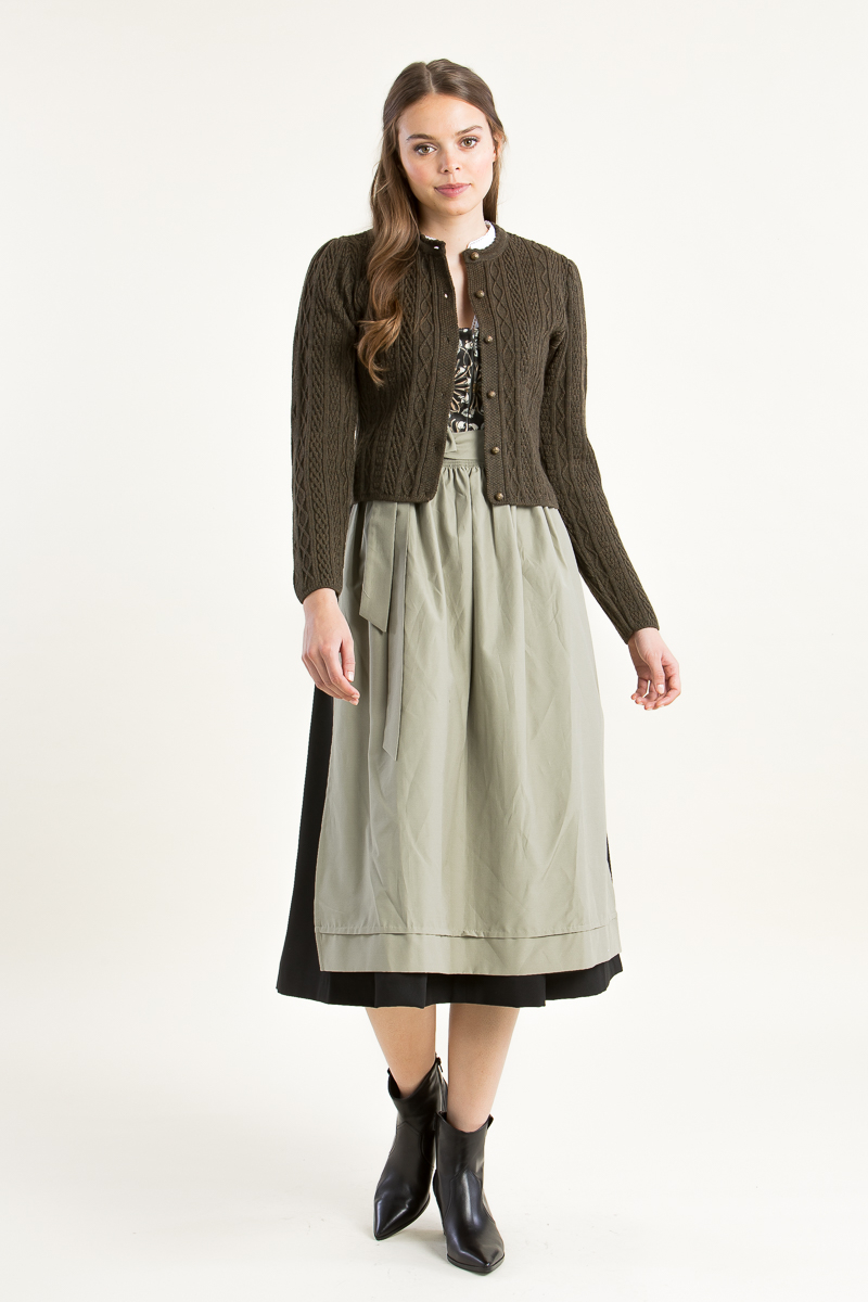 Strickjanker Sophia A004799-734 olivbraun