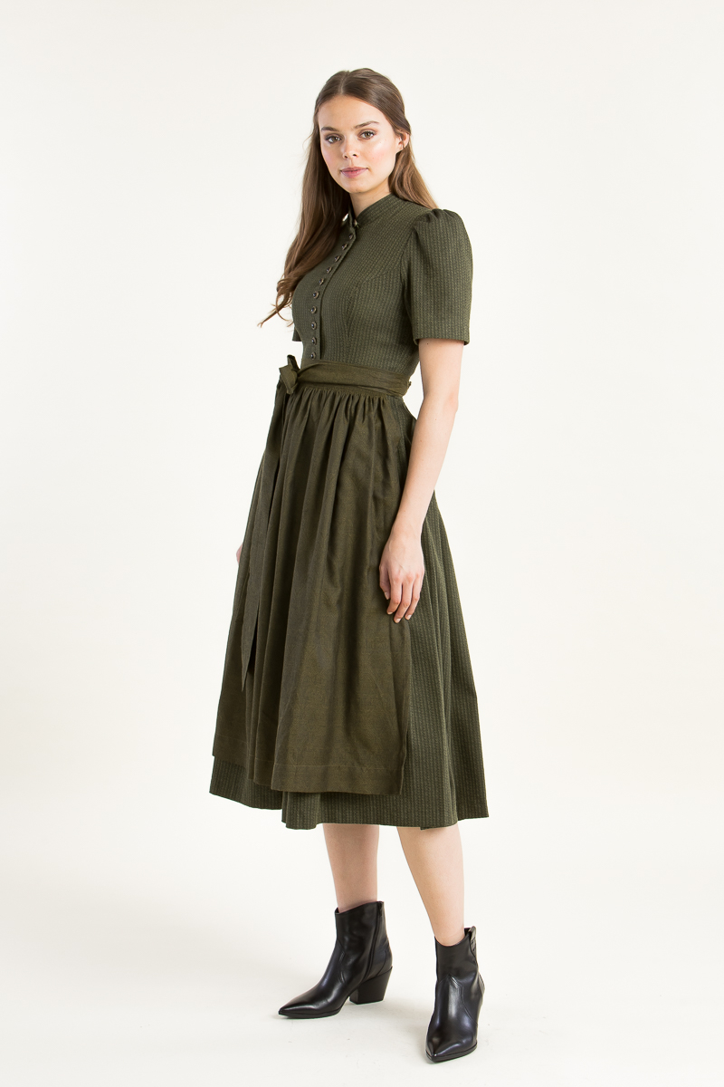 Dirndl mit Puffarm Burgsee 2107-55 grün