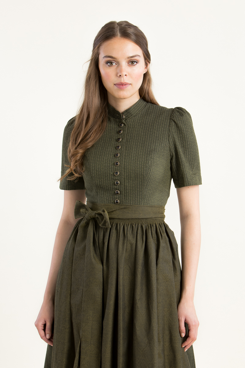 Dirndl mit Puffarm Burgsee 2107-55 grün
