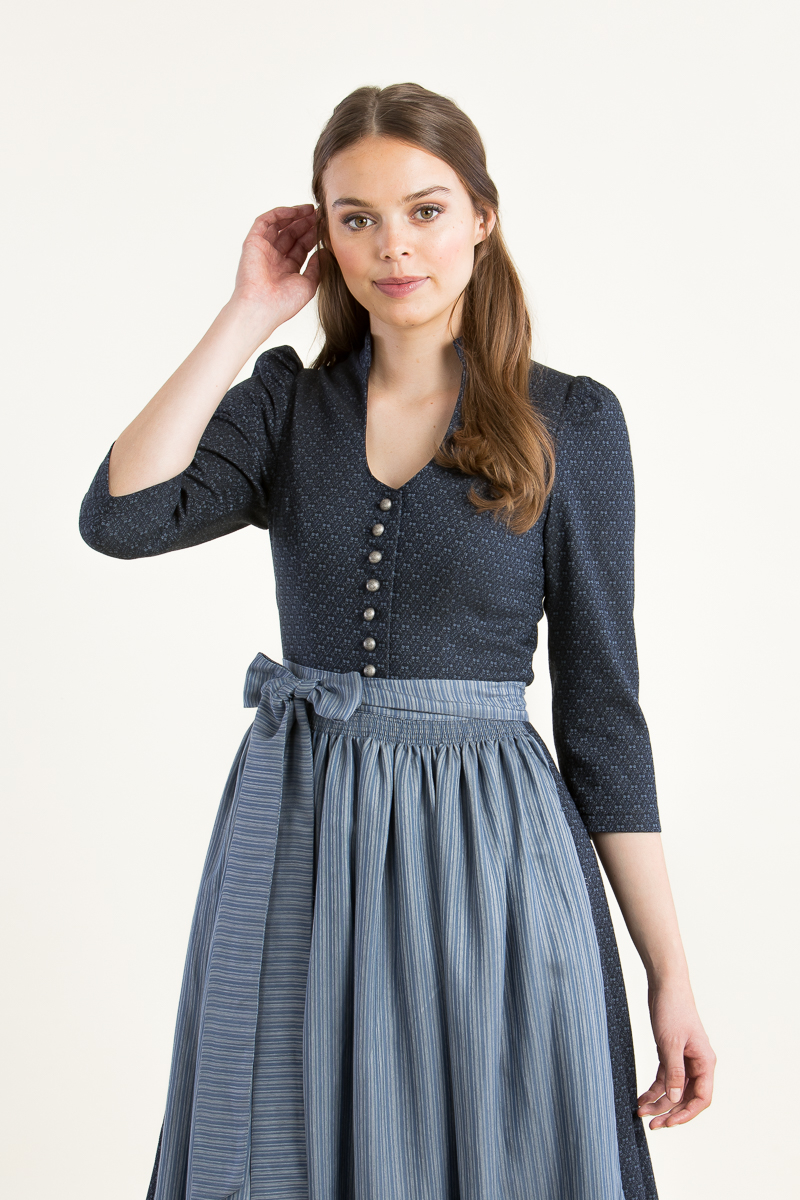 Langarmdirndl Weitsee 2062-40 blau