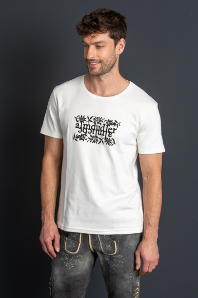 Almdudler T-Shirt weiß Herren