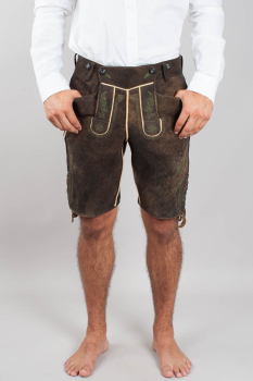 Meindl Herren Hirschlederhose Salzburg ahorn