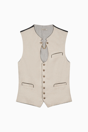 Trachtenweste Ignaz A005048-175 offwhite