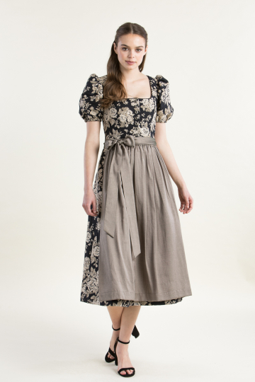 Ärmeldirndl Rosmarie blau