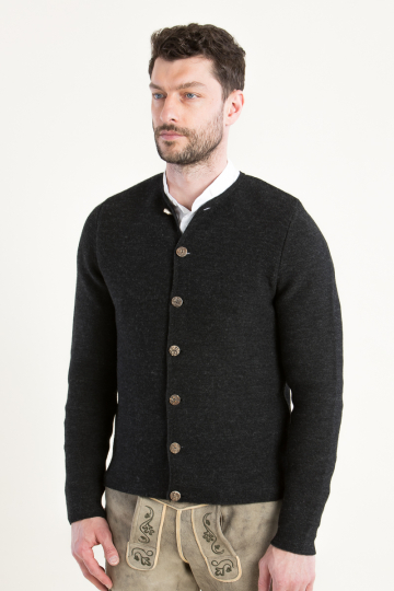 Strickjanker Aloisius A003076-985 kaviarschwarz