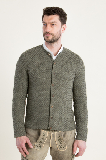 Strickjanker Xaver A003077-795 oliv